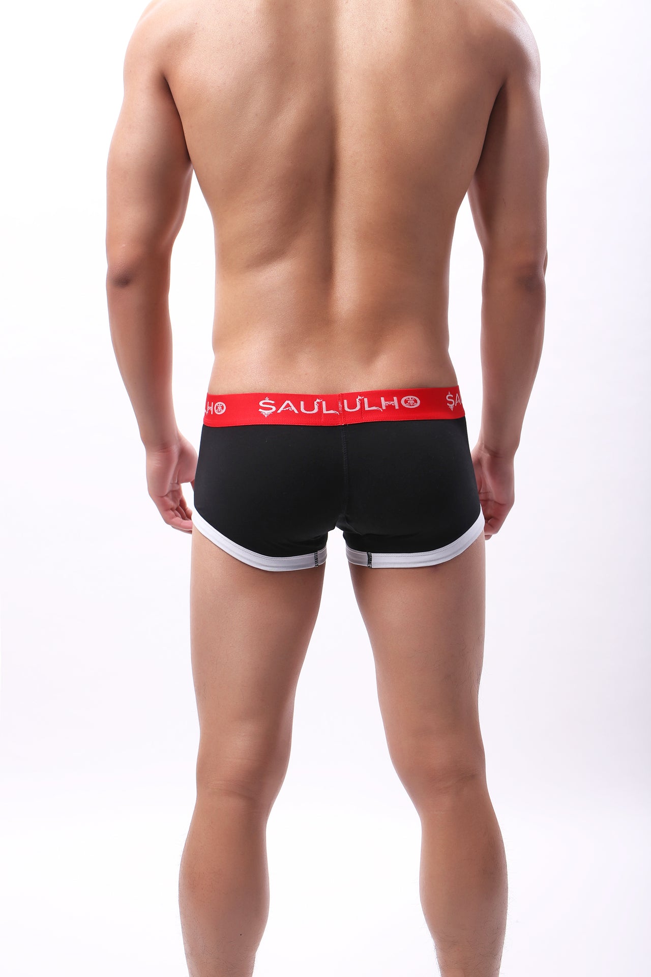 Black Saulho Mens Premium Trunk Boxers